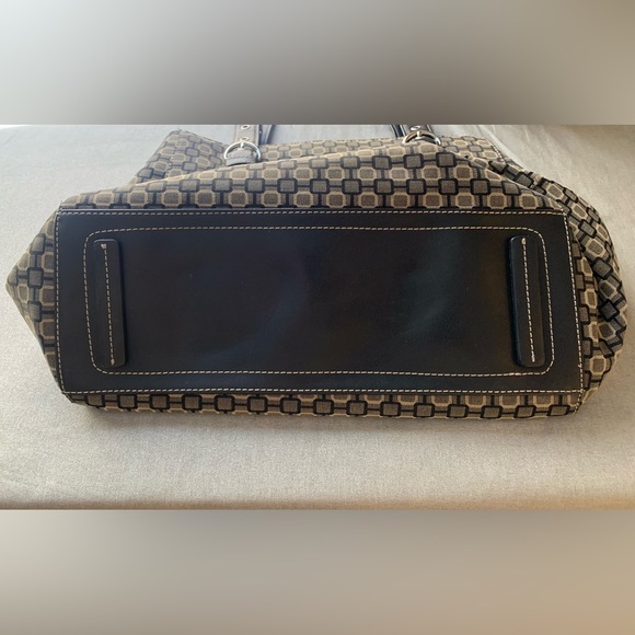 Nine West Black and Gray Geometric Shoulder Bag - Picture 6 of 15